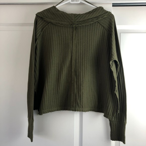 Free People - We the Free - Wildcat Thermal Top - Green - S - Picture 3 of 7